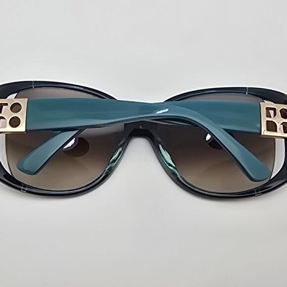 Kate Spade Skylar Deep Teal Frame Brown Gradient Lens Semi Rimless Sunglasses main image 12